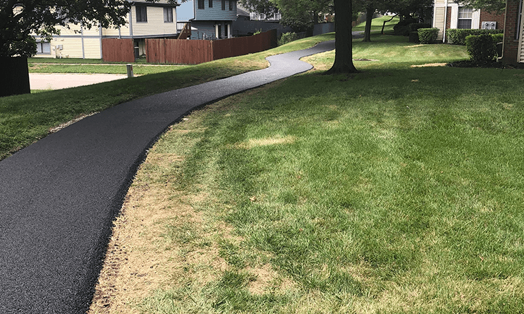 sidewalk with asphalt