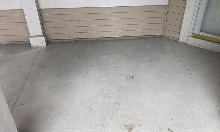 renovated home walkway