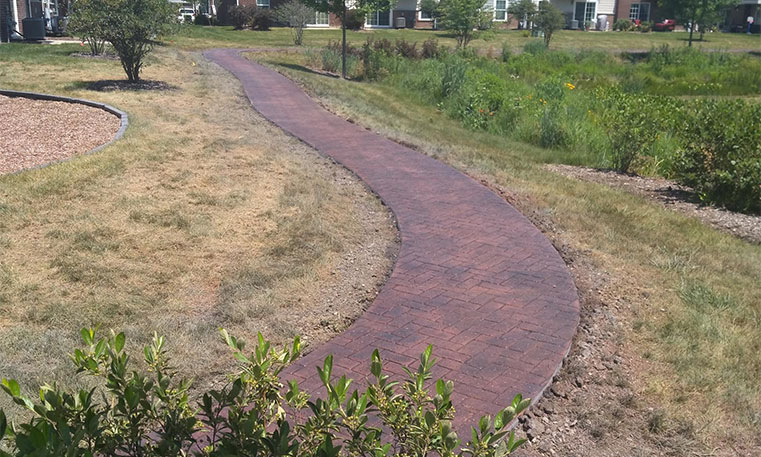 paved walkway