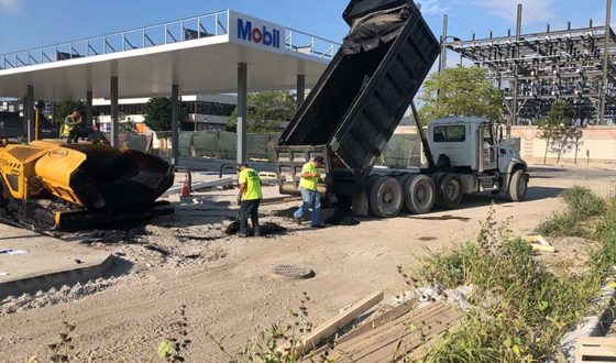 asphalt installation process