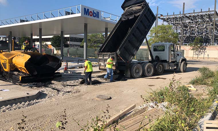 asphalt installation process